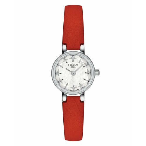 Наручные часы TISSOT T-Lady, красный, серебряный часы tissot seastar 2000 professional t120 607 11 041 00