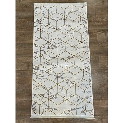 Ковер прикроватный 80x150см Palace 1675 Cream Gold