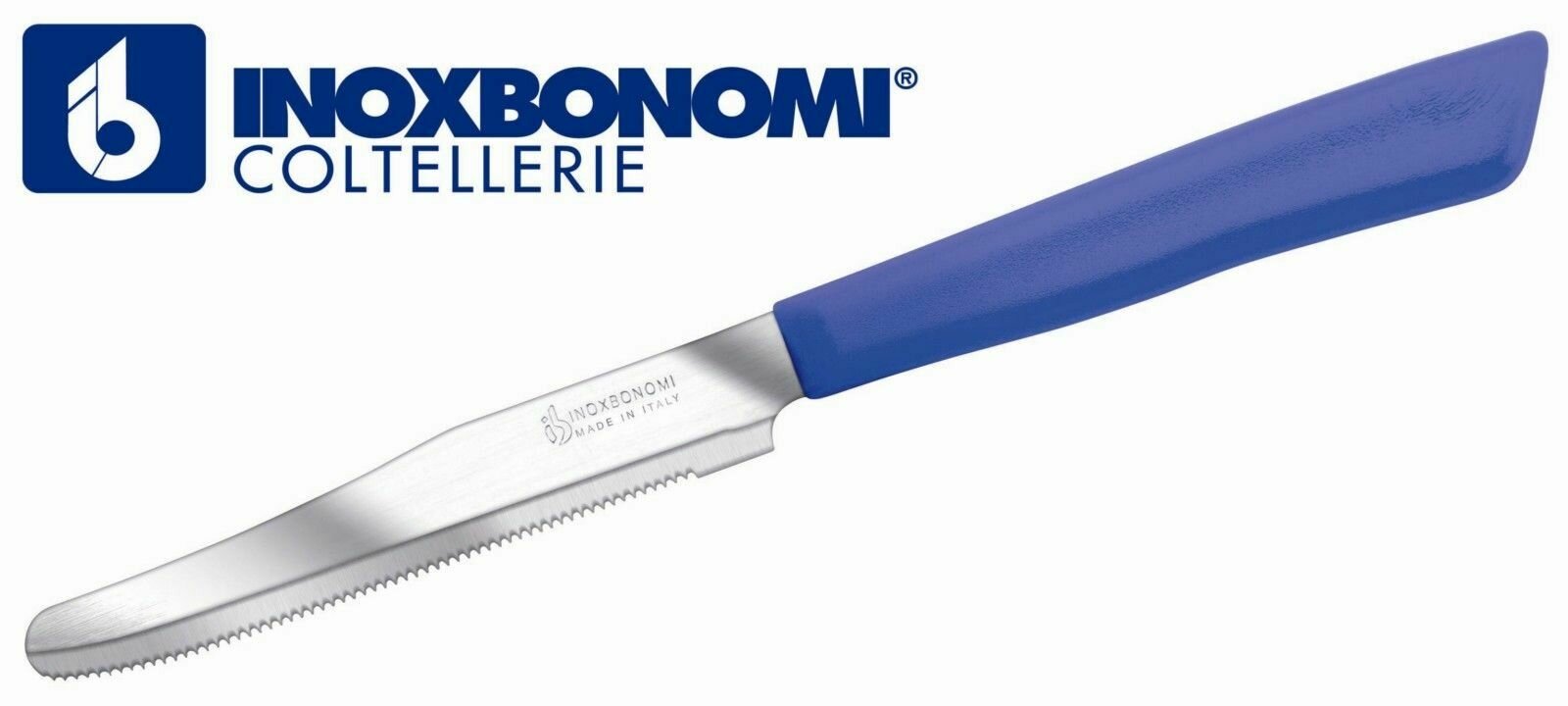 Столовый нож синий INOXBONOMI Coltellerie Италия 6шт.