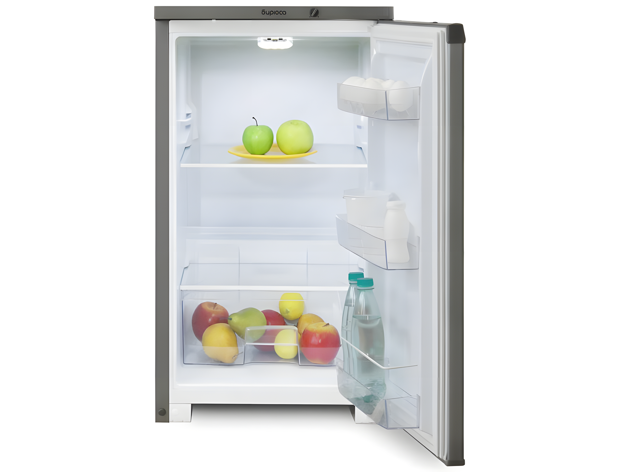 Холодильник БИРЮСА , однокамерный, серый металлик - фото №11