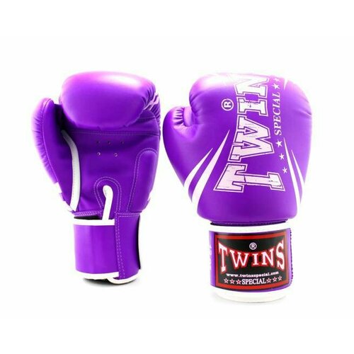 фото Боксерские перчатки twins special fbgvs-tw6 purple, 16 oz, фиолетовый