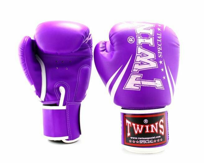 Боксерские перчатки Twins Special FBGVS-TW6 Purple, 16 oz, фиолетовый