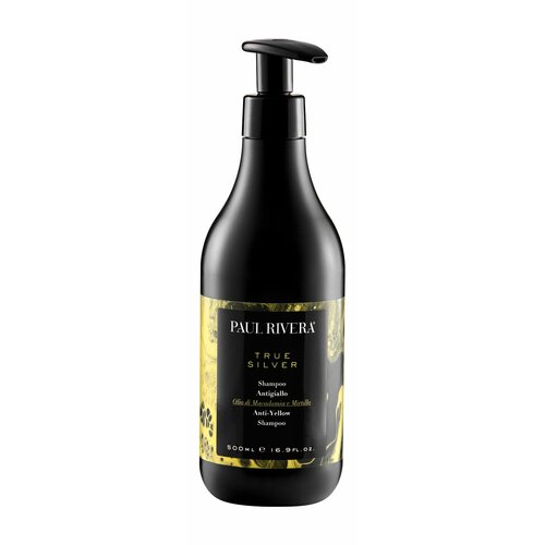 PAUL RIVERA True Silver Anti-Yellow Shampoo Шампунь против желтизны волос, 500 мл