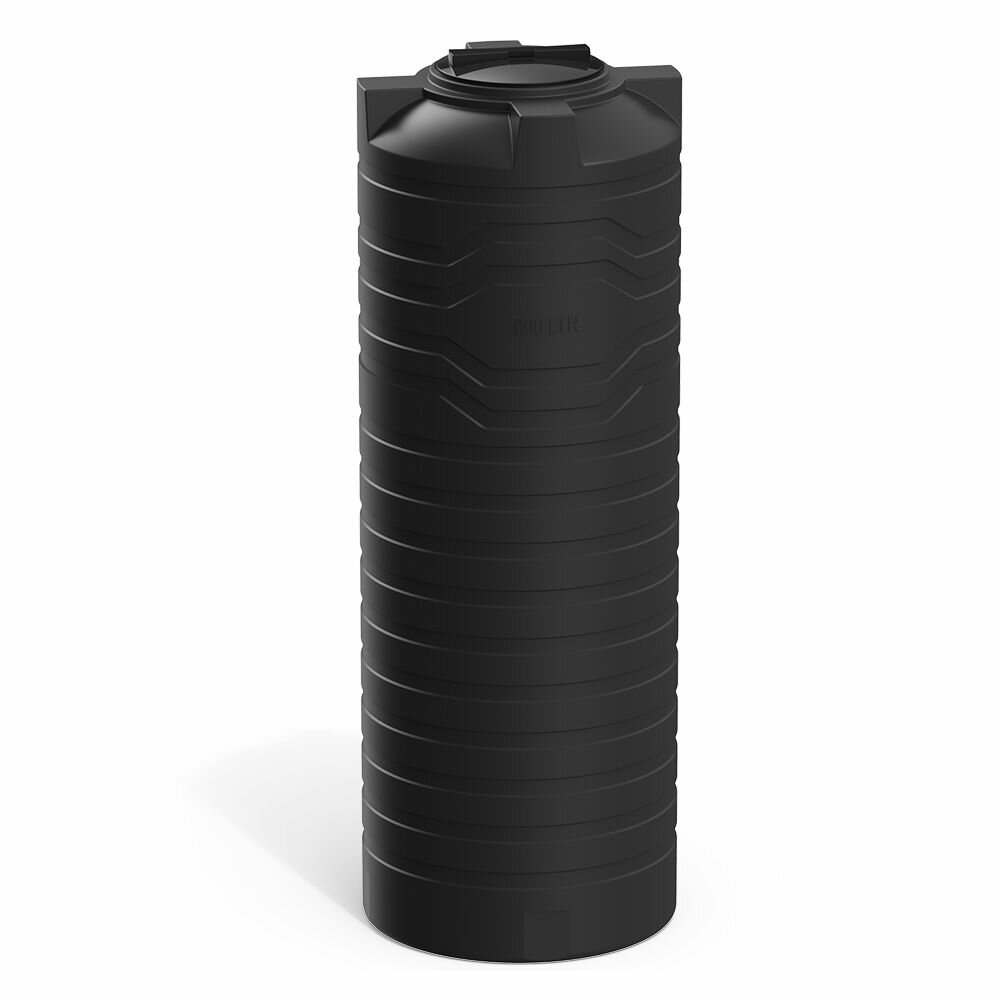 Емкость 600 литров Polimer Group N 600 для воды и топлива, цвет черный
