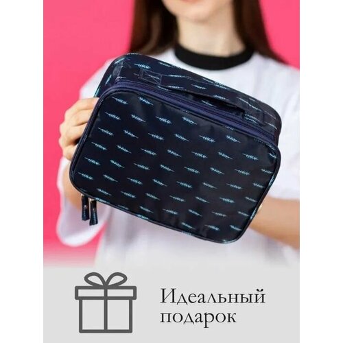 фото Косметичка 9х24х20 см, синий sq