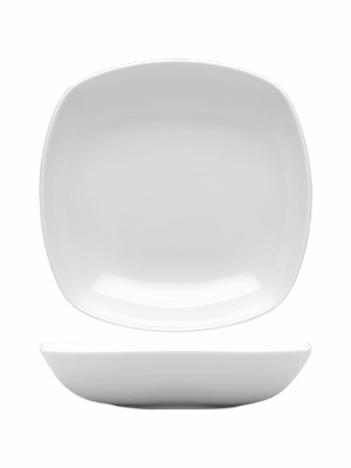 фото Тарелка глубокая Lubiana Sunrise квадратная, 20,5x20,5 см