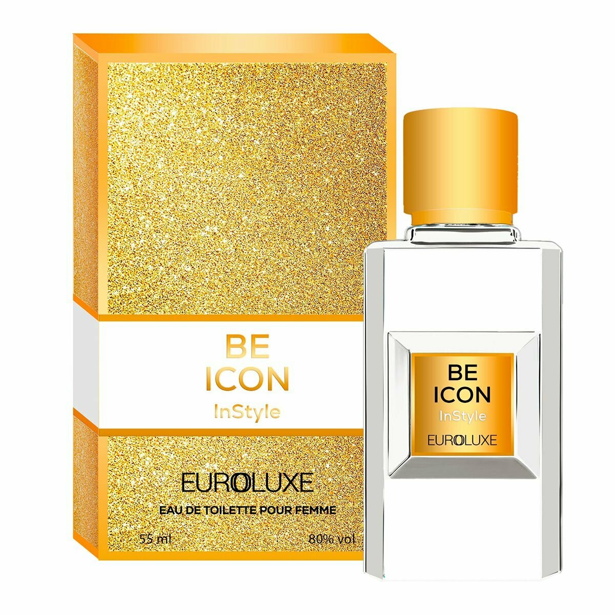 Euroluxe/Туалетная вода Be Icon Instyle 55 мл/ Парфюм женский, парфюм, женский, духи, туалетная вода, парфюмерия, для женщин, подарок, цветочные, древесно-мускусные