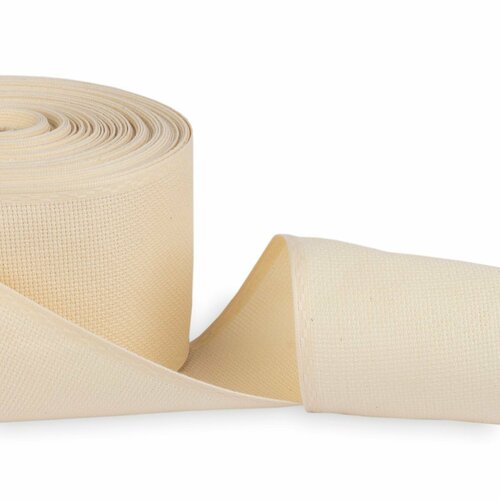 Канва-лента Aida 14 - 2 м цвет кремовый 100 хлопок ширина 100 мм 540₽
