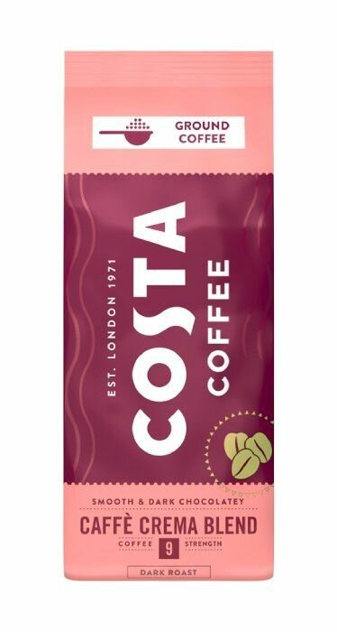 Кофе молотый Costa Coffee Caffe Crema Blend , 200 г (из Эстонии)