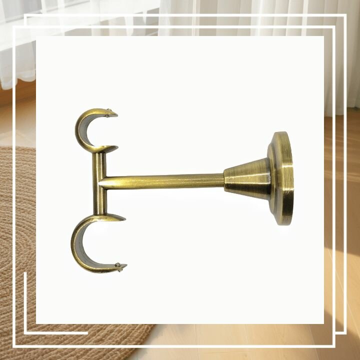 Двухрядный открытый потолочный кронштейн вилма галерея D19/25мм (2шт) Антик