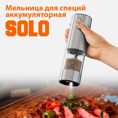 Мельница для специй электрическая аккумуляторная USB SOLO