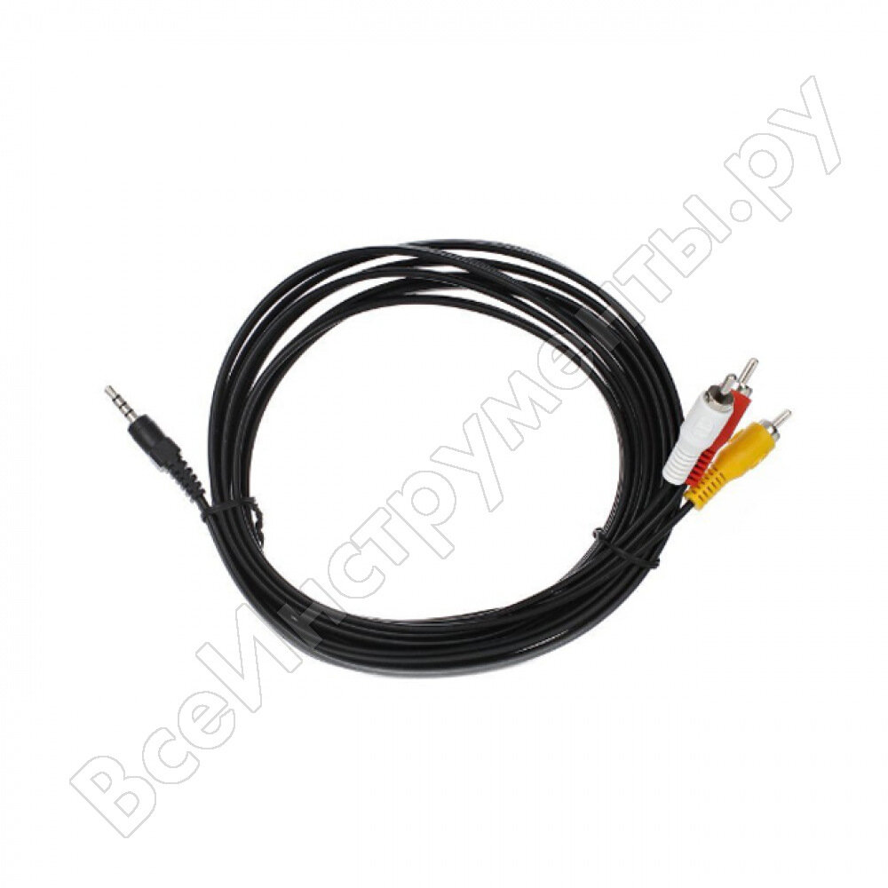 Кабель соединительный Telecom 3.5Jack (M)-3хRCA(M) TAV4545-3M VCOM Telecom - фото №11