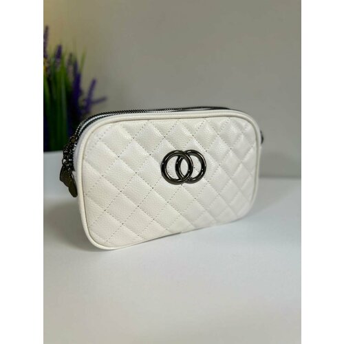 фото Сумка сэтчел , фактура гладкая, белый yilina