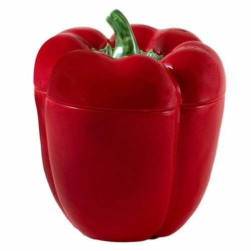 Керамическая банка для сыпучих продуктов 21 см красный серия Перец Bordallo Pinheiro BOR65018684 9950₽