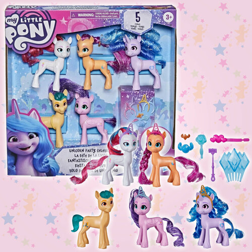 Фигурка Набор фигурок 5 шт Май Литл Пони My little Pony Новое поколение 6080₽