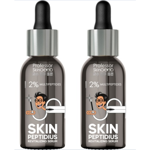 Сыворотка для лица Professor SkinGOOD Skin Peptidius Revitalizing Serum, с пептидными комплексом, 30 мл, 2 шт. сыворотки для лица professor skingood сыворотка для лица skin peptidius revitalizing serum увлажняющая с пептидами лифтинг и anti age эффект