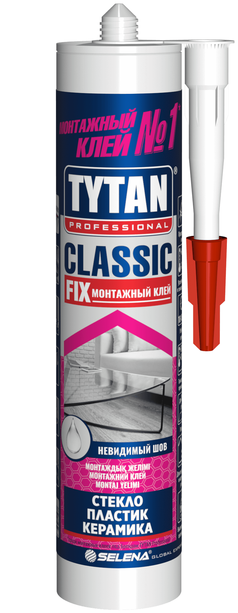 Монтажный клей Tytan Pro Classic Fix, 310мл, 2 шт