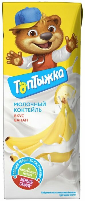 Коктейль молочный Топтыжка Банан 3.2% 200г