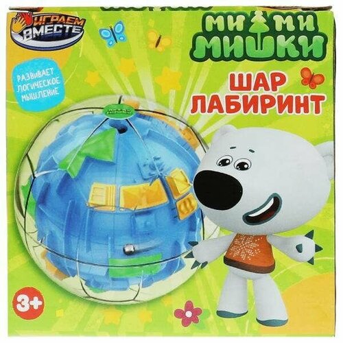 играем вместе логическая игра головоломка ми ми мишки кубик 3х3 Логическая игра шар-лабиринт Ми-ми-мишки