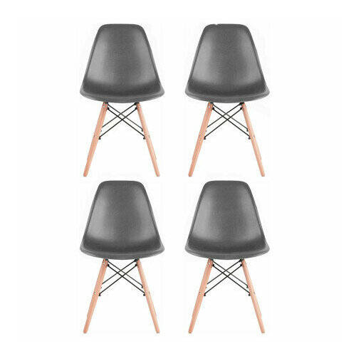 Комплект стульев Brabix Eames CF-010 черный