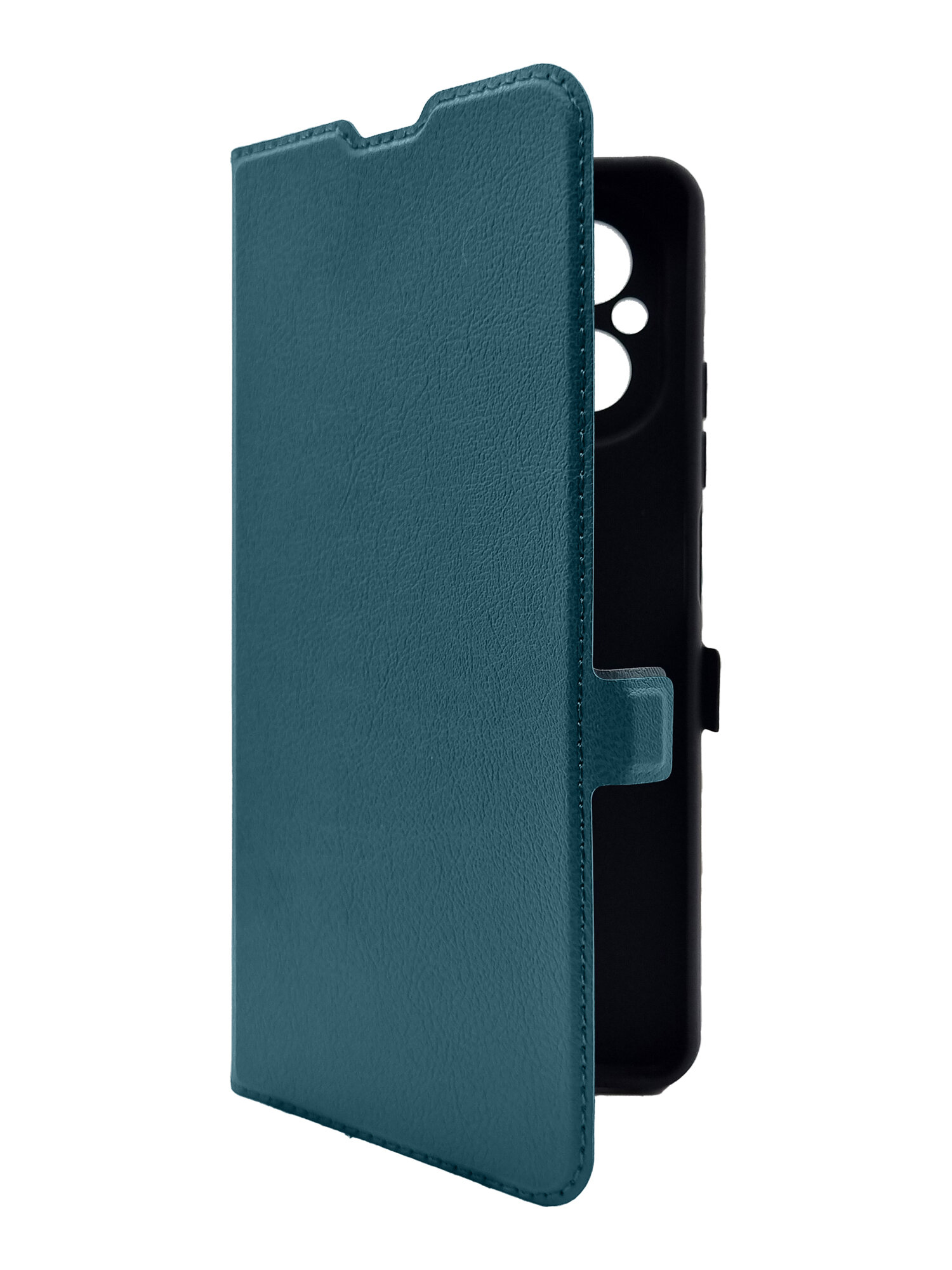 Чехол на Realme C67 4G (Реалми С67 4г) зеленый опал книжка эко-кожа с функцией подставки отделением для пластиковых карт и магнитами Book case, Miuko