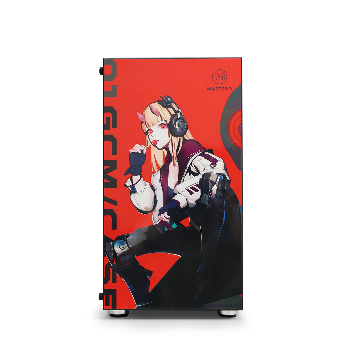 Корпус Mastero Anime Red Case mATX, Mini-Tower, без БП черный (MST-GCM-01-ARC)