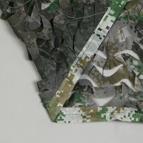 Маскировочная сеть 2 х 5 м, двухслойная, песочно-зеленая, с люверсами 9952429 маскировочная сеть manver поле 3x6 м военная мкт 2п камуфляжная для охоты забора навеса