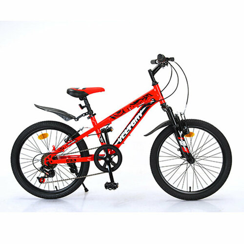 Велосипед детский VELTORY 20V-9046-ти скоростной красный 11 стальная рама на рост 120-140см 7-11 лет 13350₽