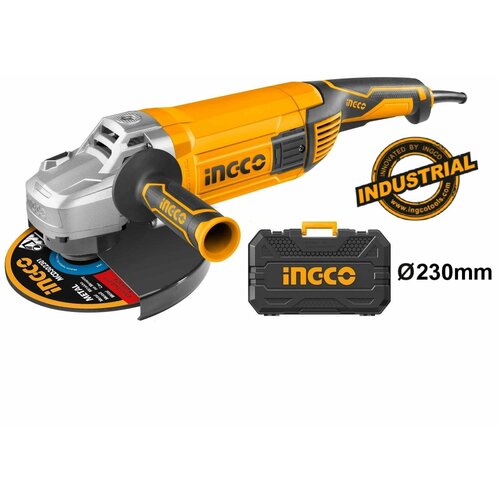 Угловая шлифовальная машина УШМ INGCO AG24008-1 INDUSTRIAL 230 мм 24 кВт 1289000₽