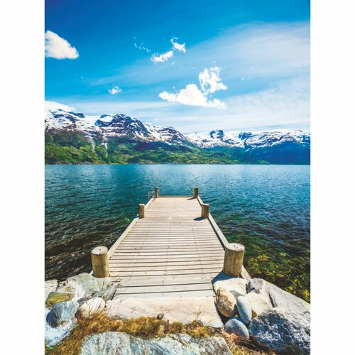 Фотообои бумажные Симфония Природа Норвегии 140*200см (4 листа)
