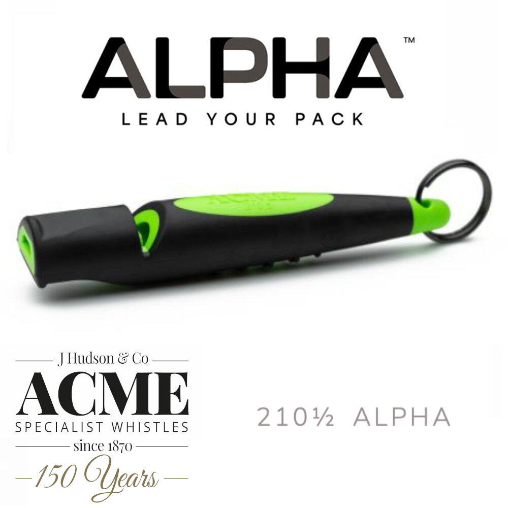 Свисток для дрессировки собак Acme Alpha Dog Training Whistle 210.5 чёрно-зелёный