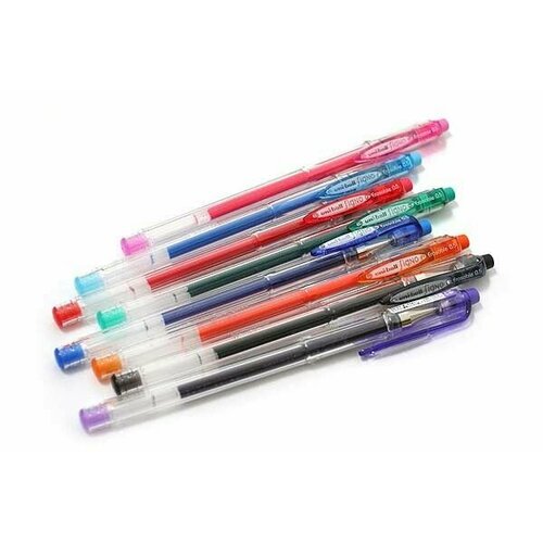 3 штукиодин цвет - Гелевая ручка Uni-Ball Signo UM-120 шарик 07 ммлиния 04 мм Зелёный 810₽