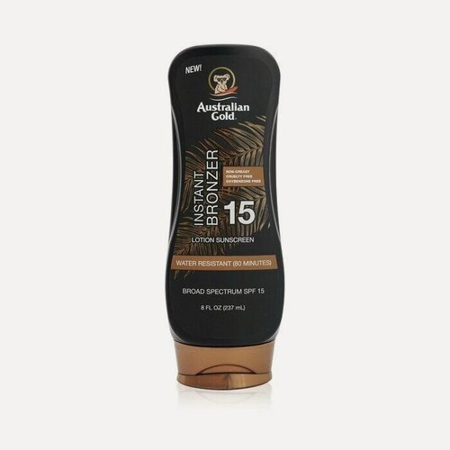 Изображение товара Солнцезащитный лосьон Australian Gold SPF15 Bronzer, для всех типов кожи, 237мл