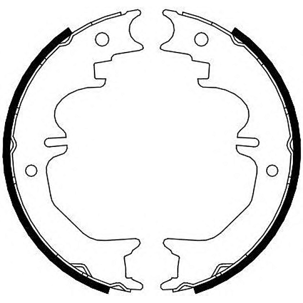 FERODO FSB4120 (4654060020 / 4654060060 / 4655060041NG) комплект тормозных колодок, стояночная тормозная