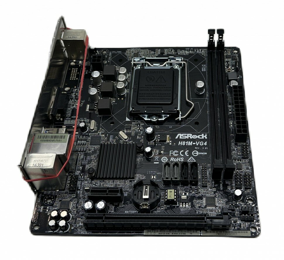 Материнская плата ASRock H81M-VG4 Socket 1150