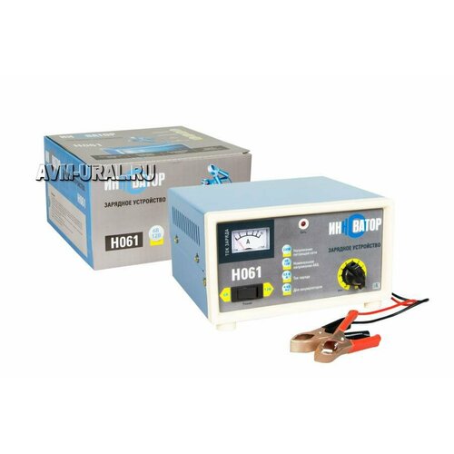 Инноватор H061 Зарядное устройство для АКБ инноватор автомат 612В 05-6А трансформаторный АКБ до 65Ач стрелочный 4370₽