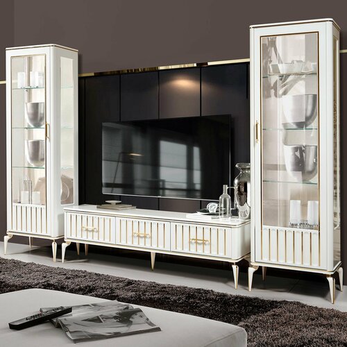 Гостиная Слониммебель Стамбул 1,2,3 белый