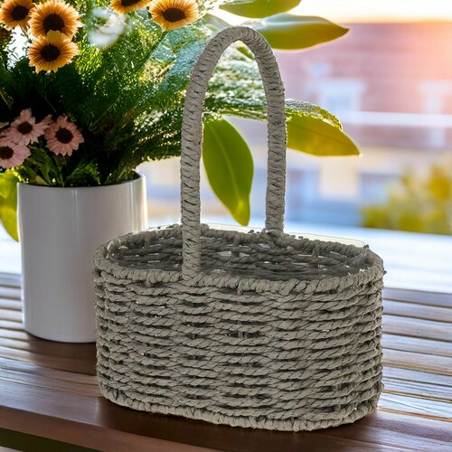 Корзина для хранения плетеная для фруктов овощей цветов 970₽