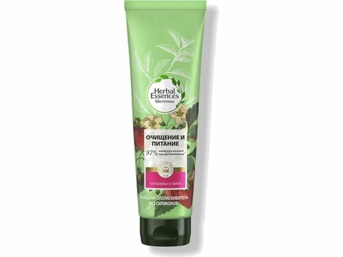 Бальзам-ополаскиватель для волос HERBAL ESSENCES White strawberry & Sweet mint