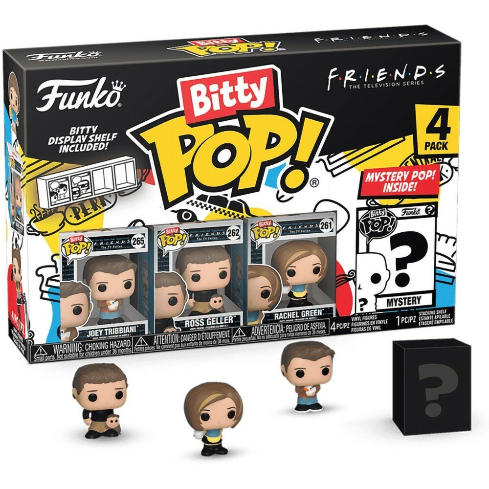 Набор фигурок Funko Disney Classic - Bitty Pop! - Joey Tribbiani / Ross Geller / Rachel Green / Mystery 73049