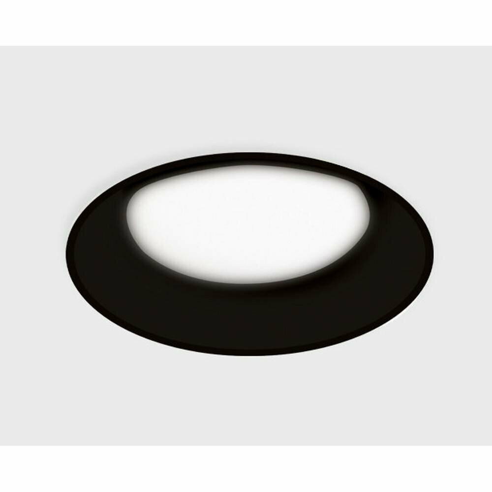 Точечный встраиваемый светильник Italline IT06-6013 black 4000K - фото №5