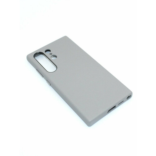 Чехол на Samsung Galaxy S24 Ultra Leather Collection-Titanium Grey