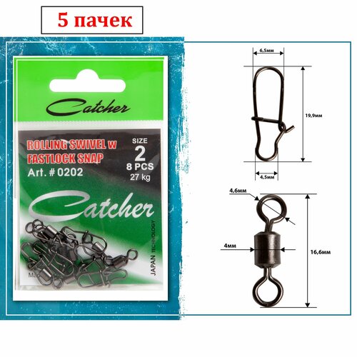 Вертлюг с карабином 