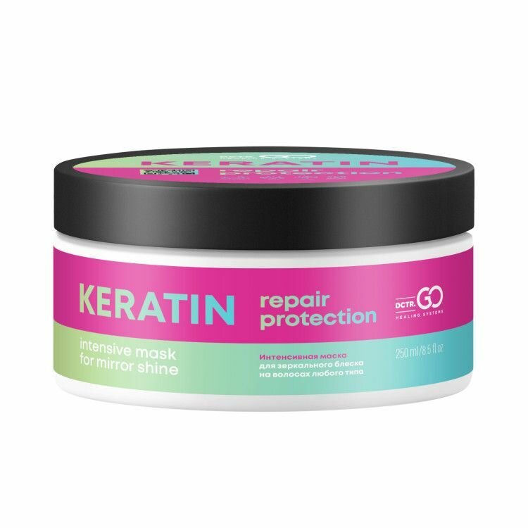 Dctr.Go Keratin Маска уход за волосами кератиновое выпрямление 250мл Doctor Go - фото №2