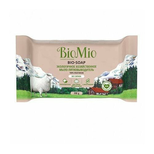 Набор из 3 штук Мыло хозяйственное BioMio Bio-Soap без запаха 200г 1030₽