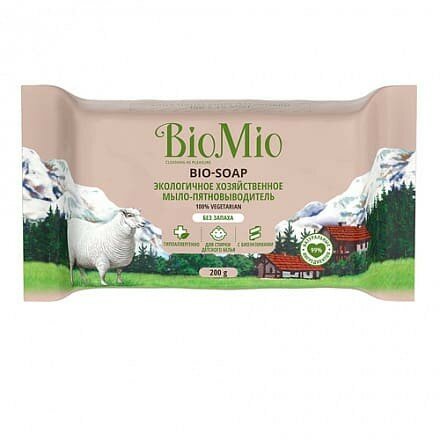 Набор из 3 штук Мыло хозяйственное BioMio Bio-Soap без запаха 200г