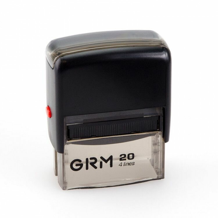 GRM 20 Office Автоматическая оснастка для штампа (38 х 14 мм.), Чёрный
