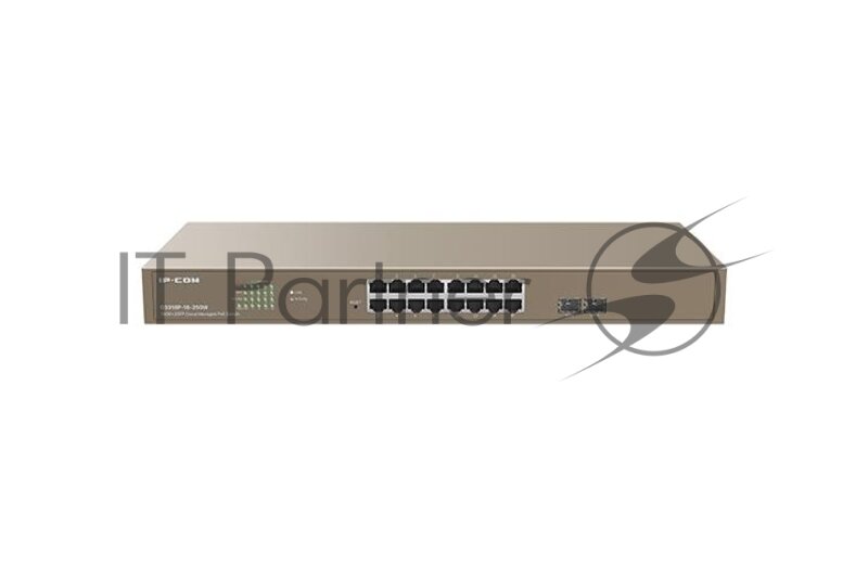 Коммутатор Tenda 16GE/2SFP POE G3318P-16-250W IP-COM - фото №8