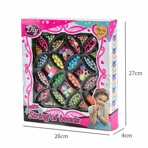 Набор для создания украшений DIY Бусы и браслеты 1050₽