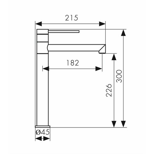 Смеситель для раковины Kaiser Vita 43111 Хром